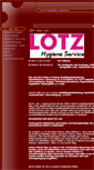 Mobile Screenshot of lotz-hygiene.de